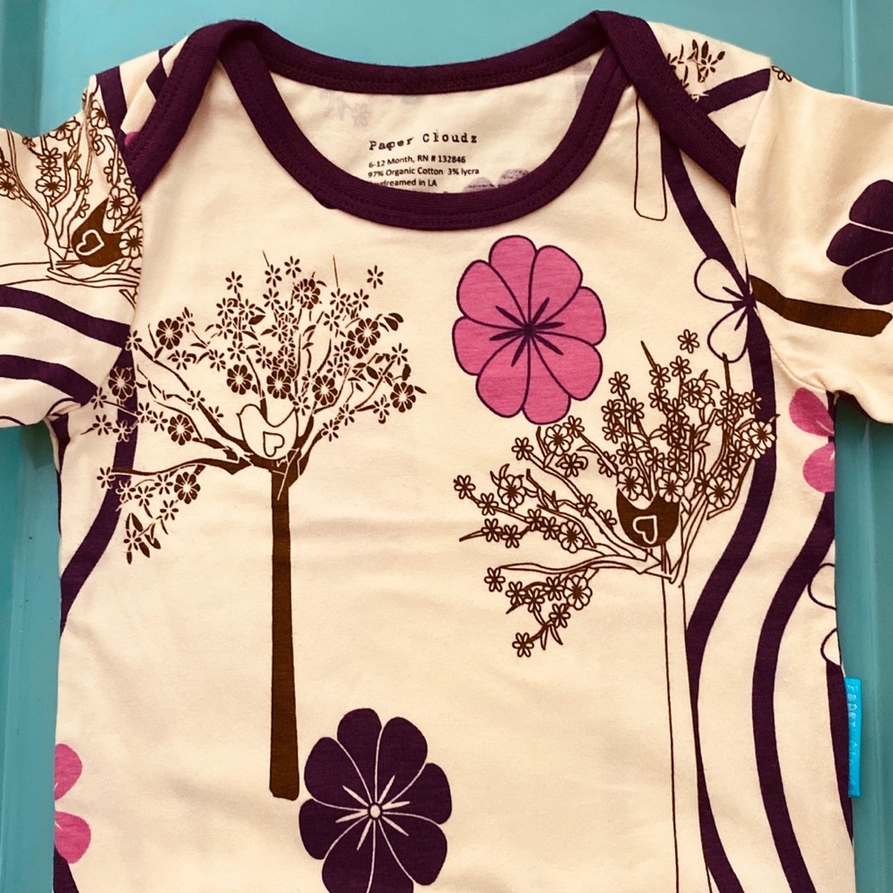 PAPER CLOUDZ Baby Shirt 6-12 months NEW NWOT